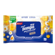 得宝（TEMPO）湿厕纸 洋甘菊植萃精华40片私密呵护可冲散 湿纸巾 湿巾私处 厕纸