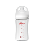 京喜:贝亲 AA187 宽口径玻璃奶瓶240ml（配M号）AA