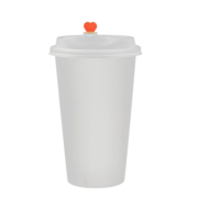 奶茶杯子一次性注塑杯磨砂杯塑料网红果汁饮料杯带盖商用定制LOGO