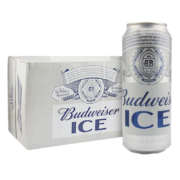 PLUS会员：概率券、Budweiser 百威冰啤酒  500ml*18听 整箱装