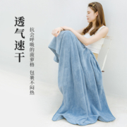 稻草人浴巾女游泳可裹巾家用比纯棉吸水速干2022新款男款大人毛巾