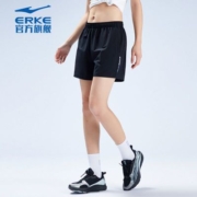 鸿星尔克运动裤夏季女士休闲裤舒适女裤透气短裤梭织短裤