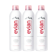 【自营】【全新包装】法国Evian依云补水保湿矿泉喷雾400ml 3支装