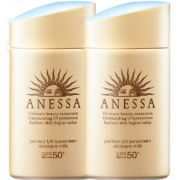 618预售，20点开始：ANESSA 安热沙 小金瓶防晒乳 60ml*2