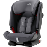 宝得适（BRITAX）百变骑士四代 儿童安全座椅  isofix接口9个月-12岁 风暴灰