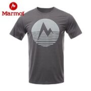 Marmot 土拨鼠 男款纯棉运动短袖 53100