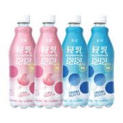宜简 乳酸菌气泡水 500ml*4瓶（乳酸菌发酵味*2瓶+白桃味*2瓶）