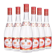 山西汾酒杏花村酒红盖汾酒42度玻汾475mL*6瓶清香型国产白酒