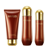 丸美（MARUBI）新肌丝滑肤如凝脂洁水乳套装 紧致嫩肤淡化细纹 补水保湿修护套装 【肤如凝脂】洁水乳3件套