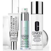 CLINIQUE倩碧 302美白套装 防晒镭射管1ml +镭射瓶1ml+美白水1ml