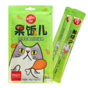 顽皮（wanpy）果饭儿猫条噜吸吸猫咪湿粮拌饭逗猫神器猫咪零食猫条 果饭儿鸡肉猫条60g（12g*5）
