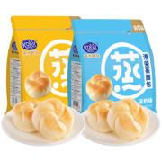 京喜特价：港荣蒸面包淡奶味336g+奶黄味336g组合