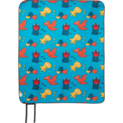 迪卡侬户外运动140 X 170厘米野餐垫 QUECHUA Camping / hiking blanket 蓝色 4272542 均码