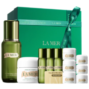 618预售、PLUS：LA MER 海蓝之谜 保湿修护套装（精萃水150ml+精华面霜30ml+赠精萃水95ml+面霜7mll *3+3.5ml*2+高定小方包）