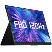 六维鲨便携式显示器2k144hz15.6英寸电脑笔记本外接触摸便携屏switch手机Ps5游戏电竞 15.6英寸FHD120Hz 非触【G15F16】