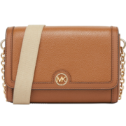 迈克.科尔斯（MICHAEL KORS）MK 女包 女士Freya系列棕色小号单肩斜挎包 32T2G7FC5L LUGGAGE