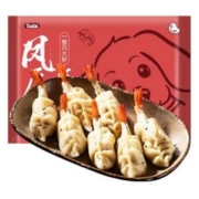 一条狗 凤尾虾锅贴 240g/8只*4件