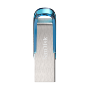 闪迪（SanDisk） SanDisk闪迪U盘 USB 酷铄黑银金属外壳高速读写加密保护车载稳定兼容 CZ73 蓝 USB3.0 32G