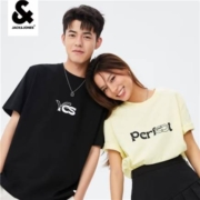 JACK&JONES 杰克·琼斯 男女同款百搭休闲T恤