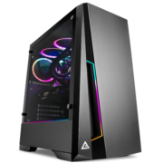 安钛克（Antec）暗黑系-夜行者(DP501) 炫彩灯效 主板同步 钢化玻璃侧透电脑游戏机箱 360冷排