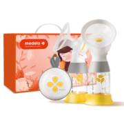 美德乐（Medela）吸奶器电动吸乳器双边个性化定制礼盒防逆流舒适按摩丝韵翼智能版