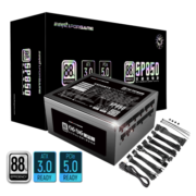 游戏悍将 黑金刚SP850 ATX3.0 全模组电源 额定850W（原生PCIE5.0/日系电容/支持4080/4070/智能温控)