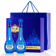京东百亿补贴：洋河 梦之蓝M6 礼盒绵柔型白酒52度500ml*2瓶