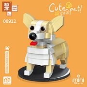 ZHEGAO 哲高 积木拼装玩具 00912 柯基犬 176颗粒 多款可选