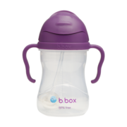 b.box【重力球吸管杯】b.box吸管杯第三代婴儿重力球学饮杯240ml水杯 葡萄紫