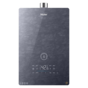 海尔（Haier）燃气热水器13/16升 高配水伺服 恒温家用热水器速热变频强排式防冻智能燃气热水器海尔升级款 海尔FA05 水伺服+五分段精控+彩晶玻璃屏16升