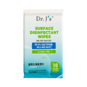 概率劵、PLUS会员：Dr.J's珈博士 无醇消毒湿巾袋装 10片装