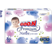 大王（GOO.N）大王（GOO.N）天使自然之恩系列婴儿宝宝尿不湿纸尿裤小短裤 纸尿裤M58(6-11kg)