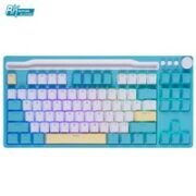 ROYAL KLUDGE H87 云霄版 三模机械键盘 87键 海蓝轴