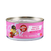 店铺会员：Wanpy 顽皮 Happy100系列 金枪鱼鲷鱼 猫罐头 170g