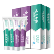 云南白药 金口健益生菌牙膏组合装 420g(冰柠105g*2支+薄荷105g*2支)＋赠送牙刷*2支