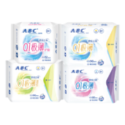 ABC  日夜用卫生巾套装 4包44片  拍2件 +赠品