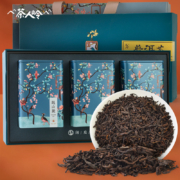茶人岭 云南普洱熟茶礼盒 300g 赠大麦茶180g