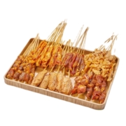 京东百亿补贴: 何师烧烤 烧烤食材 2-3人套餐 约85串 拆袋即烤