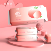 佳思恩水蜜桃湿厕纸女性私护卫生湿巾除菌湿厕巾家庭便携装洁厕纸