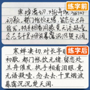 田英章楷书行书字帖成年人控笔训练字帖男女生漂亮字体大学生硬笔速成字帖高中生正楷临摹钢笔字帖小学初学者书法行成人楷书练字本