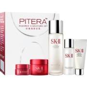88VIP：SK-II 经典体验套装 神仙水75ml+眼霜2.5g+大红霜15g+清莹露30ml+洁面20g