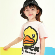 柔软亲肤！B.Duck 男女童T恤短袖