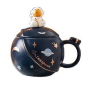 ewiwe 怡惟 陶瓷星球咖啡杯Ceramics E2 +盖勺