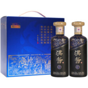 PLUS会员、需抢券：茅台汉酱酒  酱香型白酒 53度 500ml*2 礼盒装