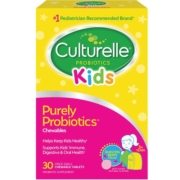 Culturelle康萃乐儿童益生菌3-12岁宝宝肠胃健康莓果味咀嚼片30片