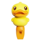 B.Duck小黄鸭儿童口哨玩具宝宝可吹响的哨子1岁2幼儿园礼物小喇叭
