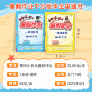 2022新版黄冈小状元暑假作业一二三四五年级语文数学英语下册人教版小学一升二暑假衔接二年级升三年级暑假作业三升四升五专项训练