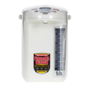 象印（ZO JIRUSHI） 电热水壶 智能预约防干烧家用大容量烧水壶5L电热水瓶 微电脑三段控温 CD-LCQ50-WG--灰白色