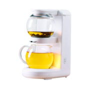 鸣盏养生壶泡茶机电水壶热水壶烧水壶电热水壶茶壶迷你玻璃花茶壶速热台式茶饮机 MZ-1151