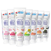 佳洁士香氛锁白牙膏7支120g 美白牙膏去黄去牙渍含氟防蛀共840g